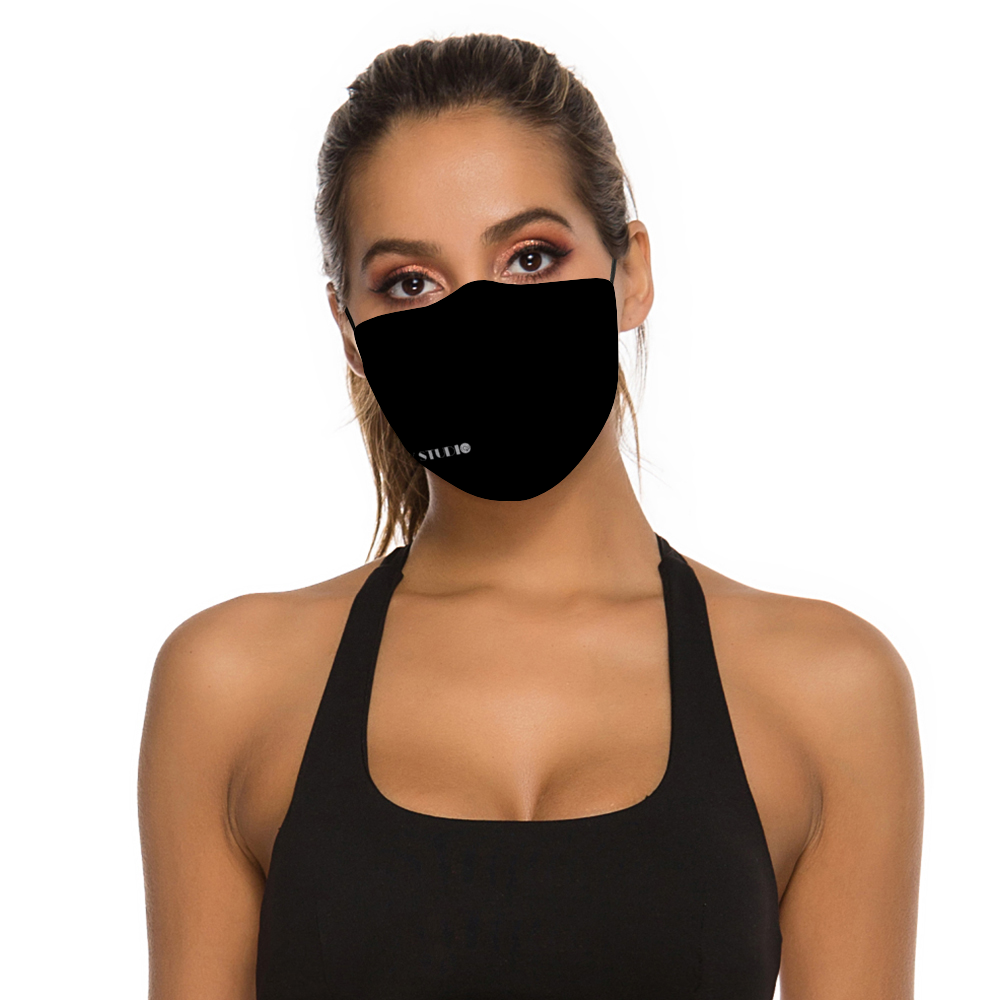 DJ LIZZY Black Face Mask with 2 Filters