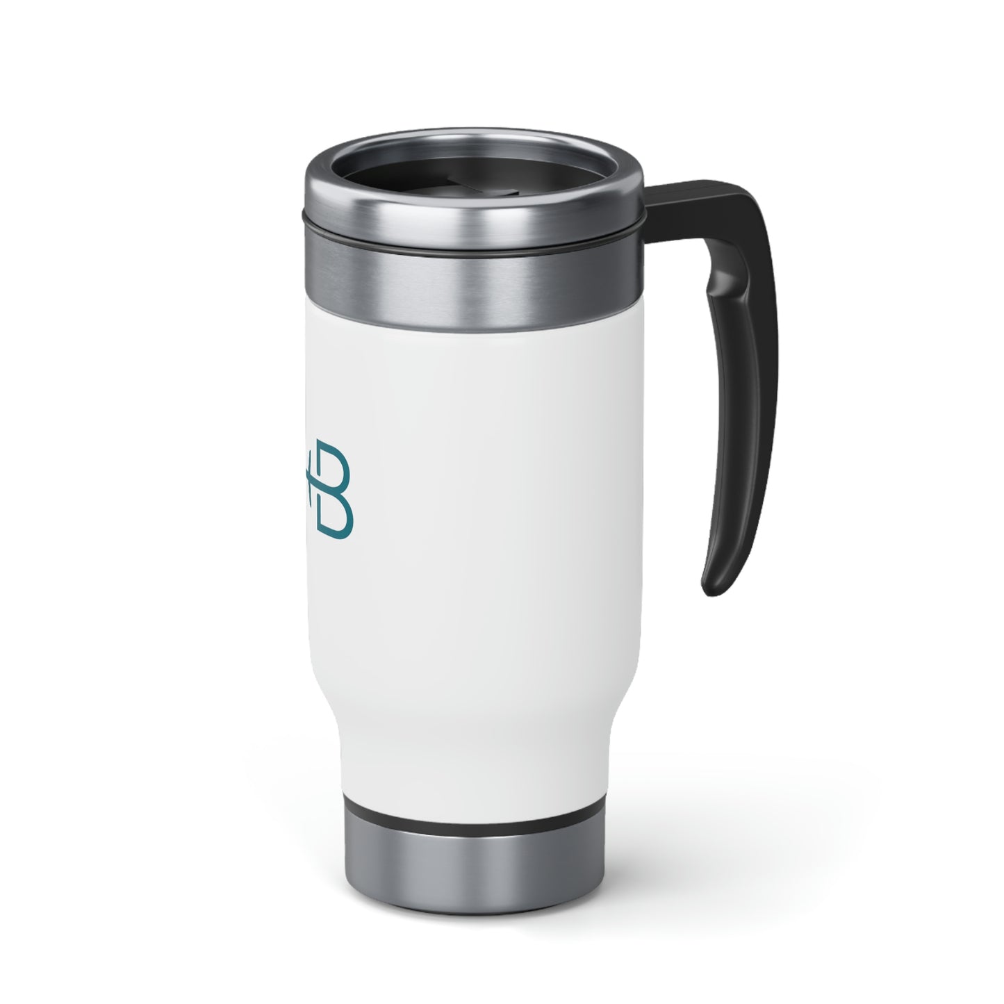 Bright Trip: Stainless Steel Travel Mug with Handle, 14oz