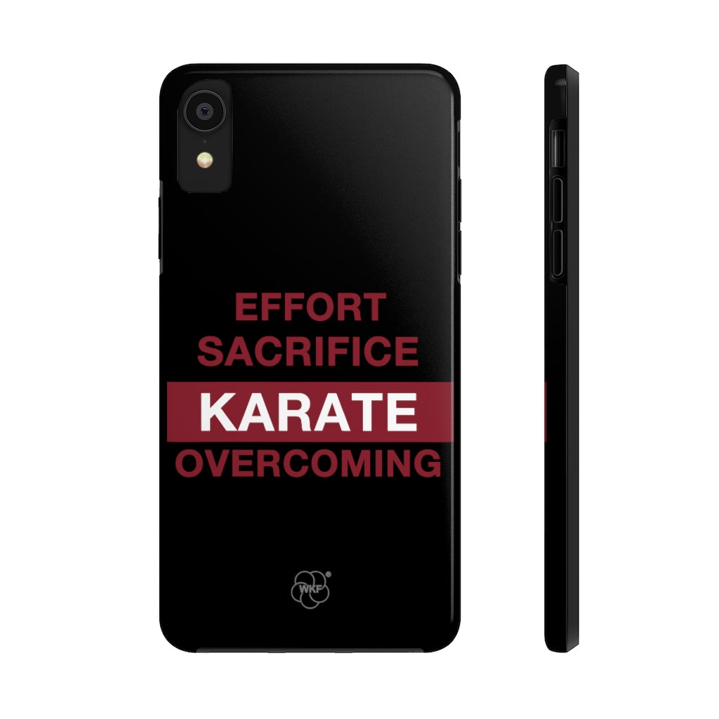 World Karate Federation Unisex Tough Phone Case - Motto Red