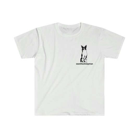NEW seanthesheepman Adult Unisex Softstyle T-Shirt - Pocket White