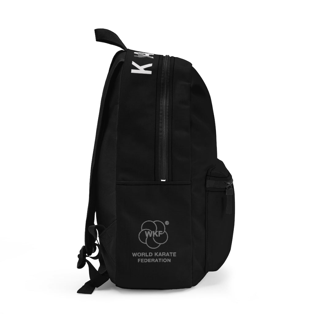 World Karate Federation Adult Unisex Backpack - Icon Black