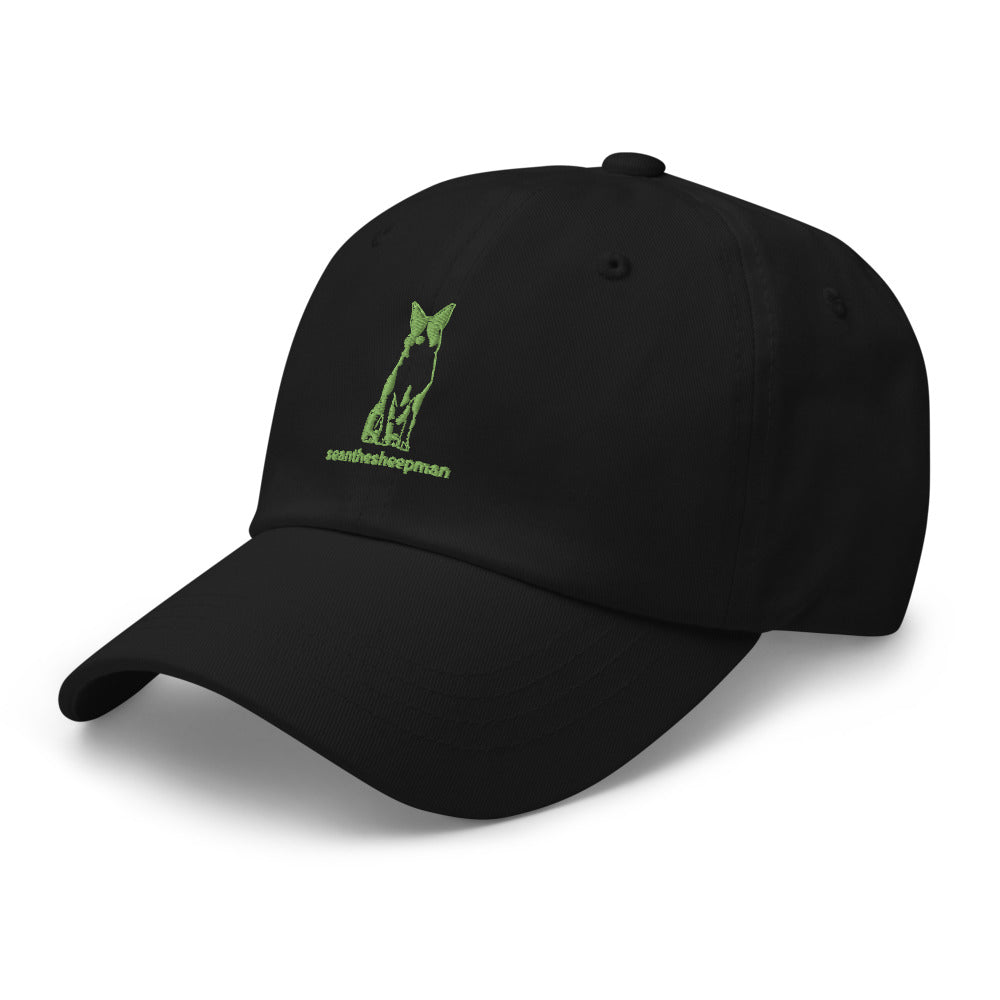seanthesheepman Adult Unisex Cap - Green Logo