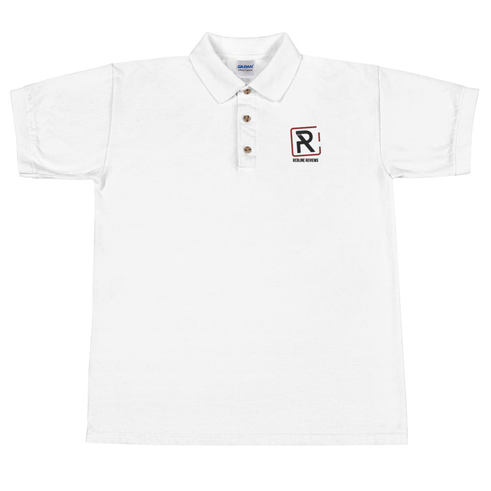 Redline Reviews Adult Unisex Embroidered Polo Shirt - Logo