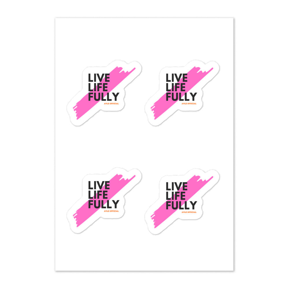 AVLZ OFFICIAL Sticker sheet - Live Life Fully