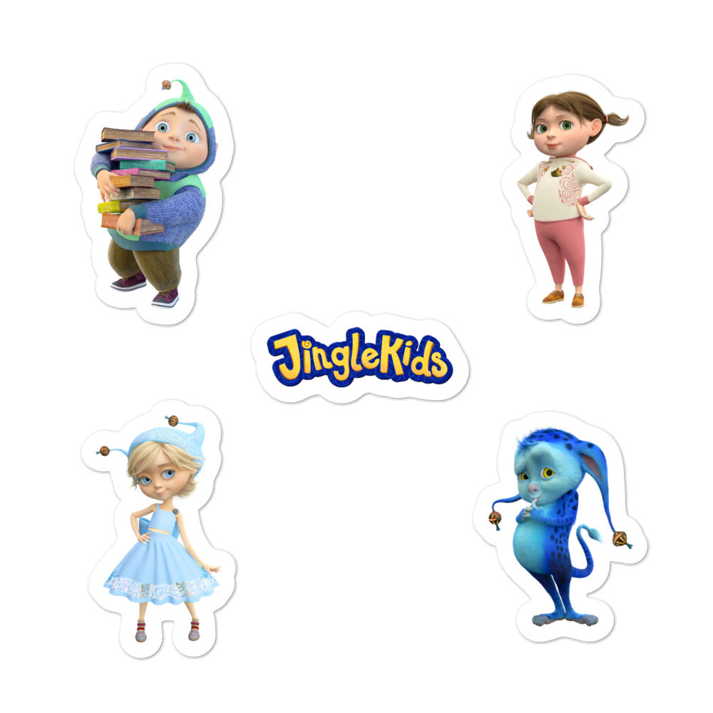 JINGLE KIDS Bubble-free Stickers