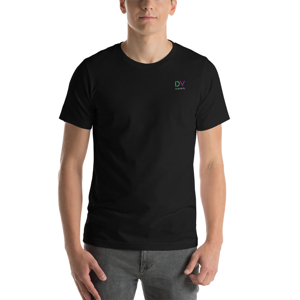 DV Short-Sleeve Unisex T-Shirt BLACK: CLIENTS