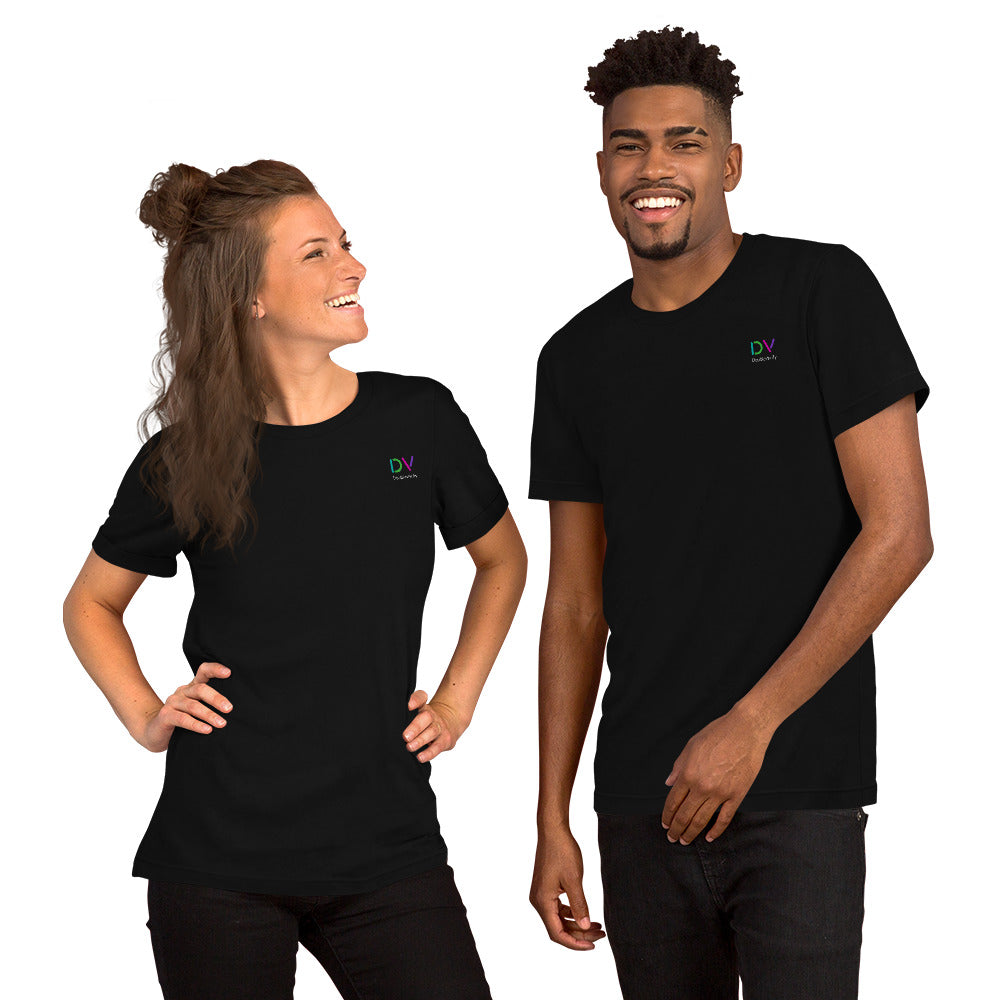 DV Short-Sleeve Unisex T-Shirt BLACK: CLIENTS