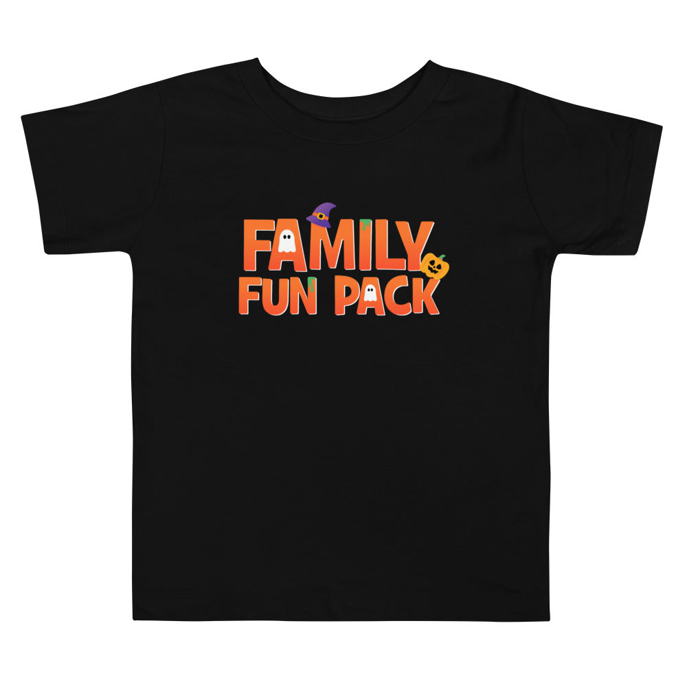 LIMITED EDITION HALLOWEEN Family Fun Pack Unisex Toddler T-Shirt Black
