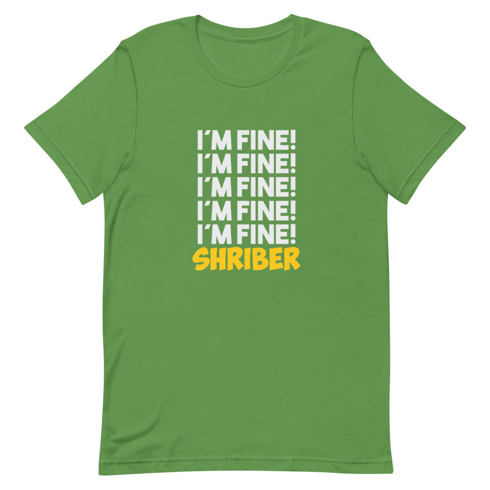 I'm FINEshriber Adult Unisex T-Shirt - Fine Green