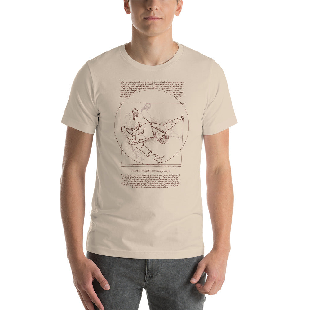 I'm FINEshriber Vitrubian Short-Sleeve Unisex T-Shirt