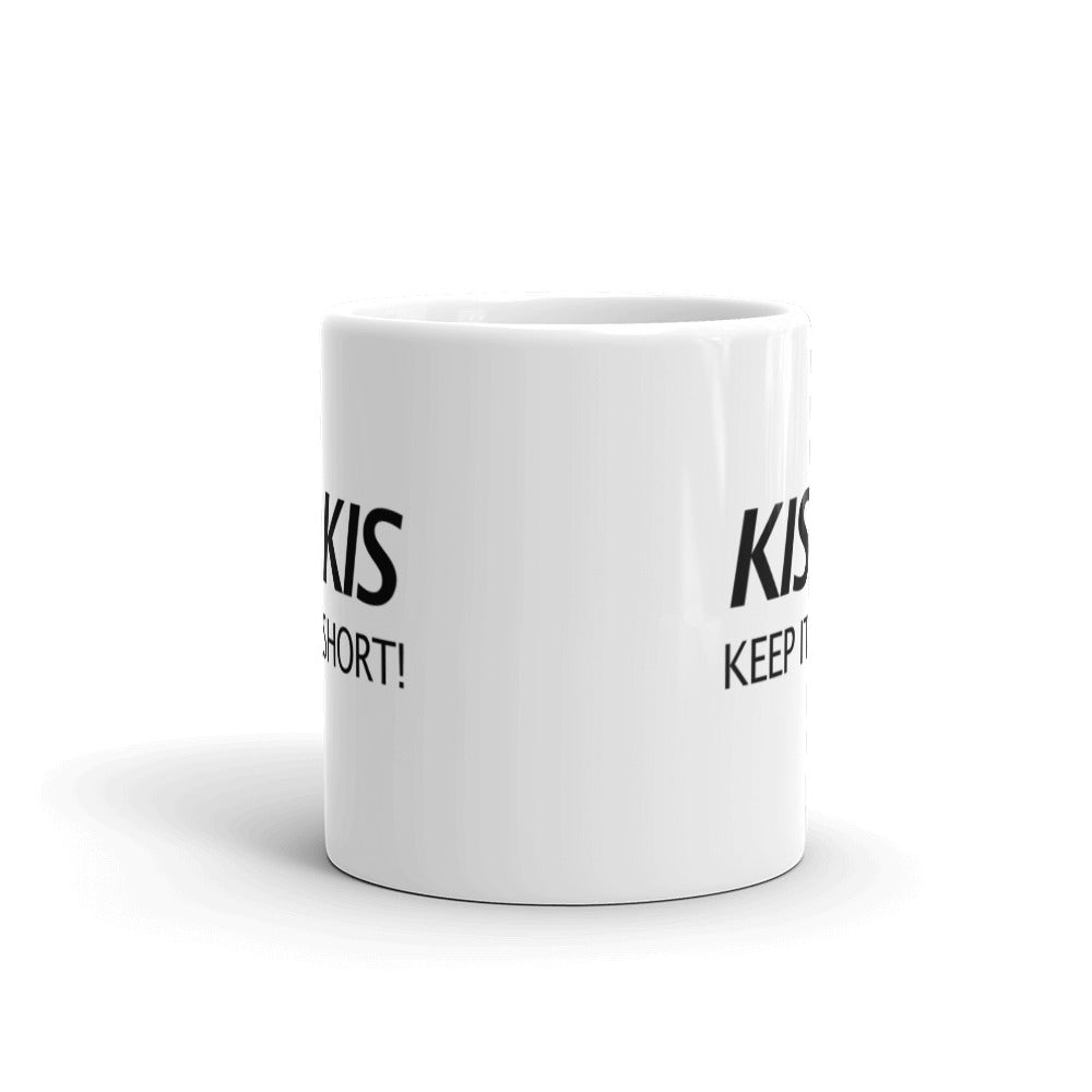 KIS KIS Adult Unisex White Glossy Mug 11oz - Basic